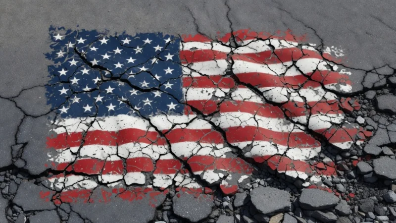 flag asphalt